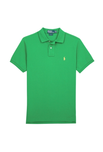 Bright Green Slim Fit Polo by Polo Ralph Lauren