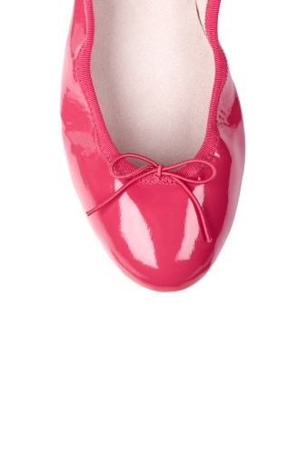 Bright Pink Plain Stretch Ballet Pump by Bloch