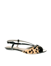 Bronx Nicolet 37 Bow Front Flat Sandals