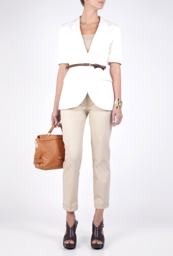 Brown Gold Buckle Waisted Skinny Belt by D&G Dolce & Gabbana