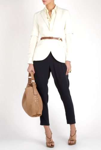 Brown Multi Hoop Buckle Belt by Moschino Cheap & Chic