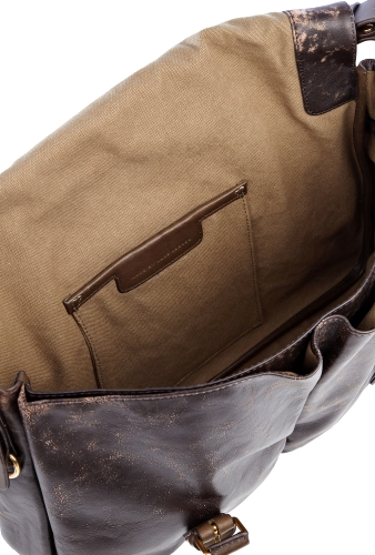Brown Vintage Leather Satchel Messenger by Marc by Marc Jaco