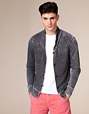 Burnout Fleece Cardigan
