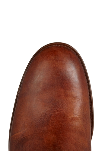 Burnt Brown Strap Barkmaster Biker Boots by Belstaff