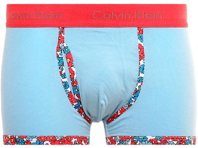 Calvin Klein - 365 70´s Blue Floral Trim Trunk