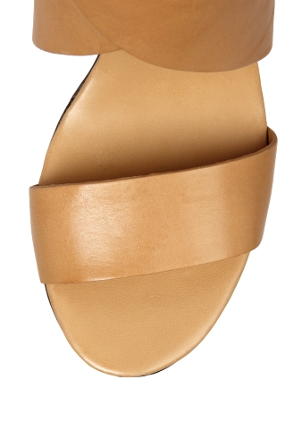 Camel Opal Wooden Wedge by DVF