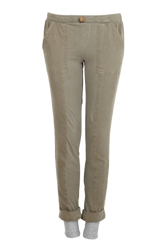Camoflauge Soft Twill Cuffed Easy Pants by Splendid