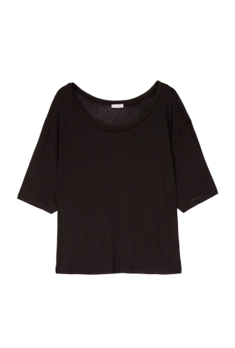 Carbon Square Cashmere Mix Short Sleeve Boy Tee by American