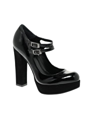 Carvela Auto Platform Double Strap Mary Jane heeled shoe