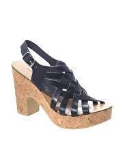 Carvela Kungfu Cork Platform Heeled Sandal
