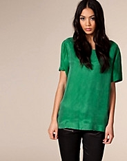 Cetria Cupro Crinkle Top