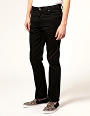 Cheap Monday Black Satin Skinny Jeans