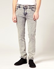 Cheap Monday Blue Acid Skinny Jeans