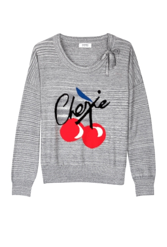 Cherie Marl Knit Sweater by Sonia by Sonia Rykiel