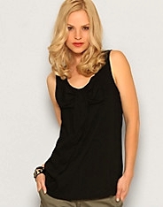 Chiffon Bow Front Top
