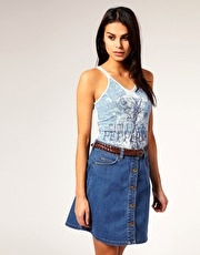 Chilli Pepper Muscle Back Vest Top