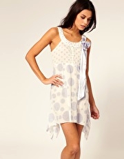 Chilli Pepper Spotty Floaty Dress