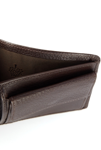 Chocolate Coin & Card Wallet by Mulberry