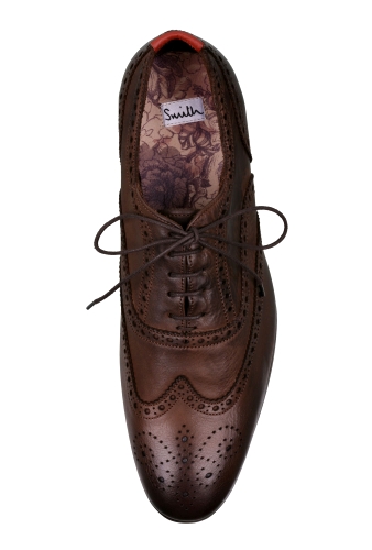 Chocolate Miller Washed Brogue by Paul Smith