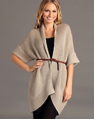 Chunky Poncho Cardi