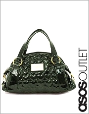 Claudia Canova Quilted Hearts Bowling Bag
