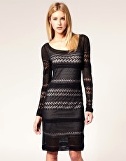 Coast Laraine Crochet Knit Dress
