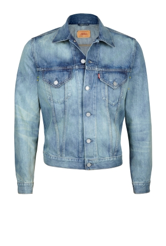 Contrast Vintage Wash Slim Denim Jacket by Levi's