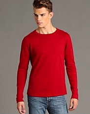 Cotton Cashmere R-Neck