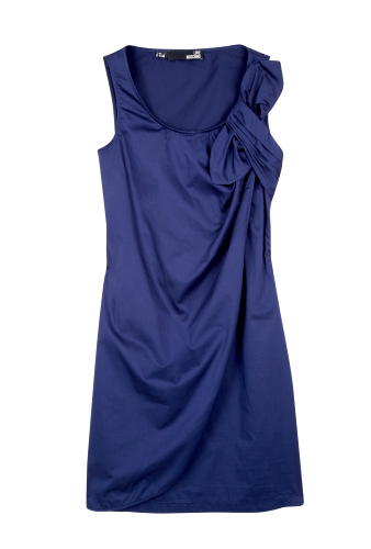 Cotton Knot Shoulder Dress by Love Moschino