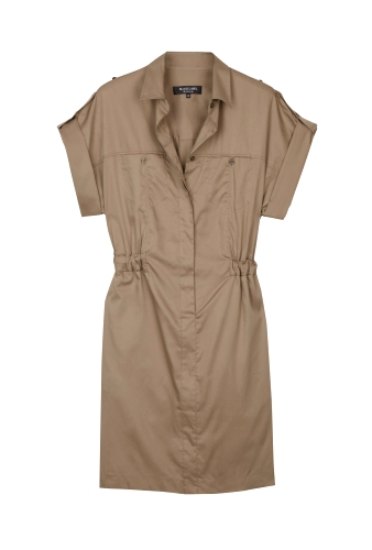 Cotton Shirt Dress by Paul Smith Black