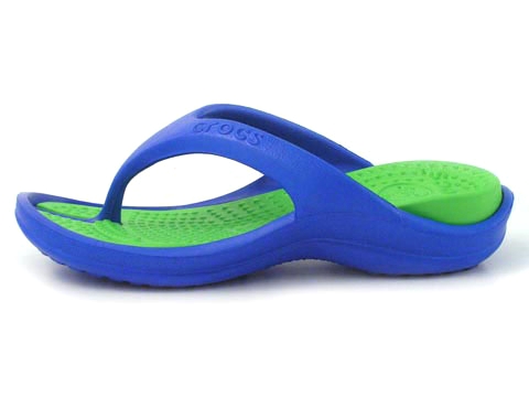 Crocs: Kids Athens Sea Blue/ Lime