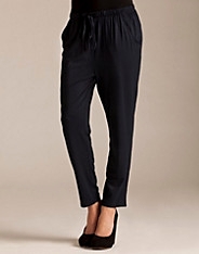 Cropped Jersey Pants