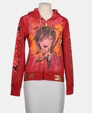 CRYSTAL ROCK BY CRYSTAL AUDIGIER - Sweatshirt med huva