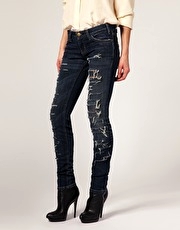 Current/Elliott The Skinny Shred Jeans