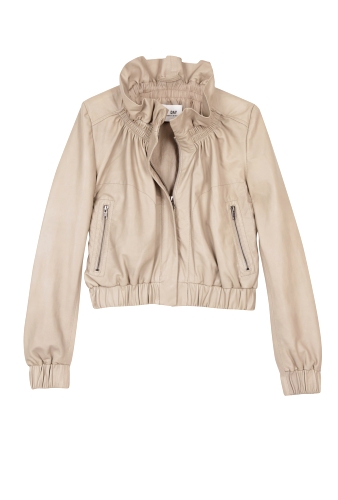 Day Leather Ruffles Jacket by Day Birger et Mikkelsen