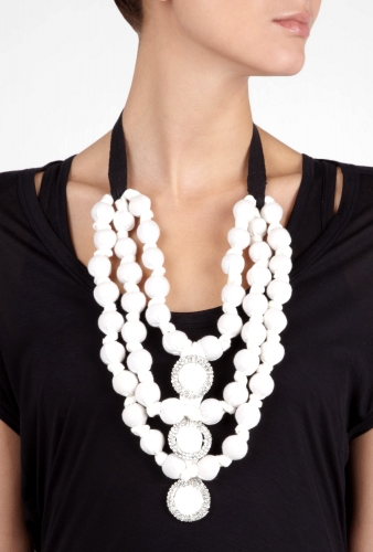 Day Pretty Cotton & Crystal Necklace by Day Birger et Mikkel