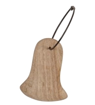 Day Wood Clock Charm