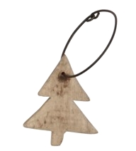 Day Wood Tree Charm