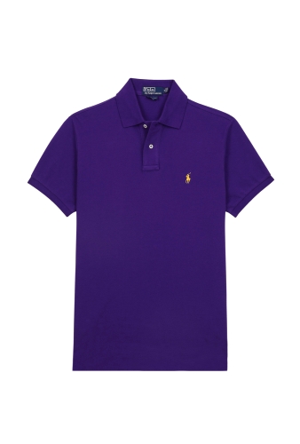Deep Purple Custom Fit Polo by Polo Ralph Lauren