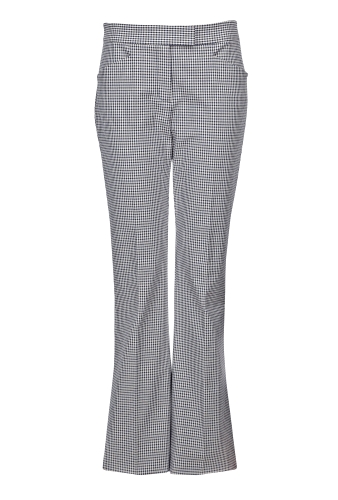 Denison Hounds Tooth 70s Flare Trouser by Theory