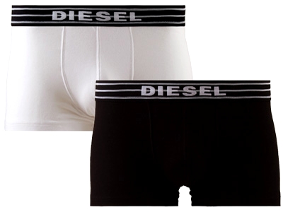 Diesel - 2-pack Kory Trunk Black/White