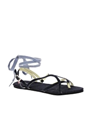 Diesel Clutchy Denim Strappy Flip Flop