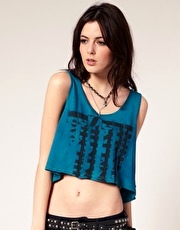 Diesel Crop Logo Vest