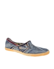 Diesel Domingo Washed Stamp-Down Espadrilles