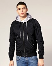 Diesel Jress Hooded Bomber Jacket