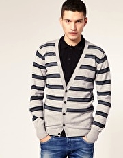 Diesel K-Ingiss Striped Cardigan