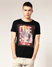 Diesel Photo Print T-Shirt