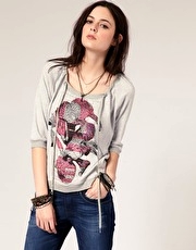 Diesel Pretty Logo Sweat Top