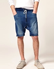 Diesel Putro Denim Look Sweat Short