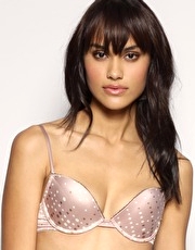 Diesel Satin Printed Spot Padded Bra